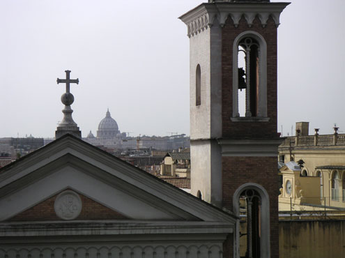 skyline, St Peters, Rome
