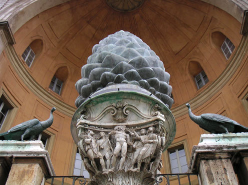 pine cone, Vatican, Rome